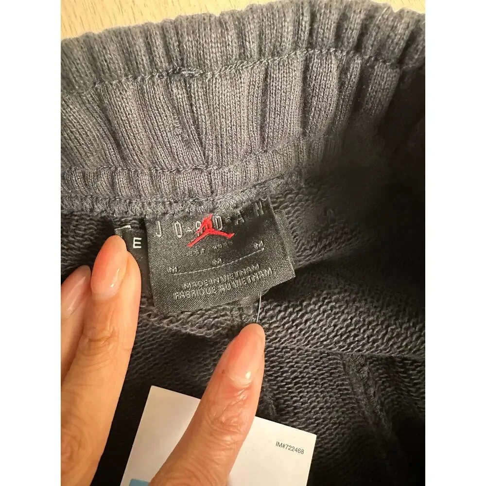 Black Jordan Sweatpant Jogger Fleece FJ0696-045 - Size M